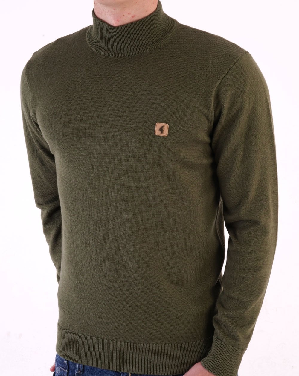 Gabicci Vintage Duke Turtle Neck Green - Image 2