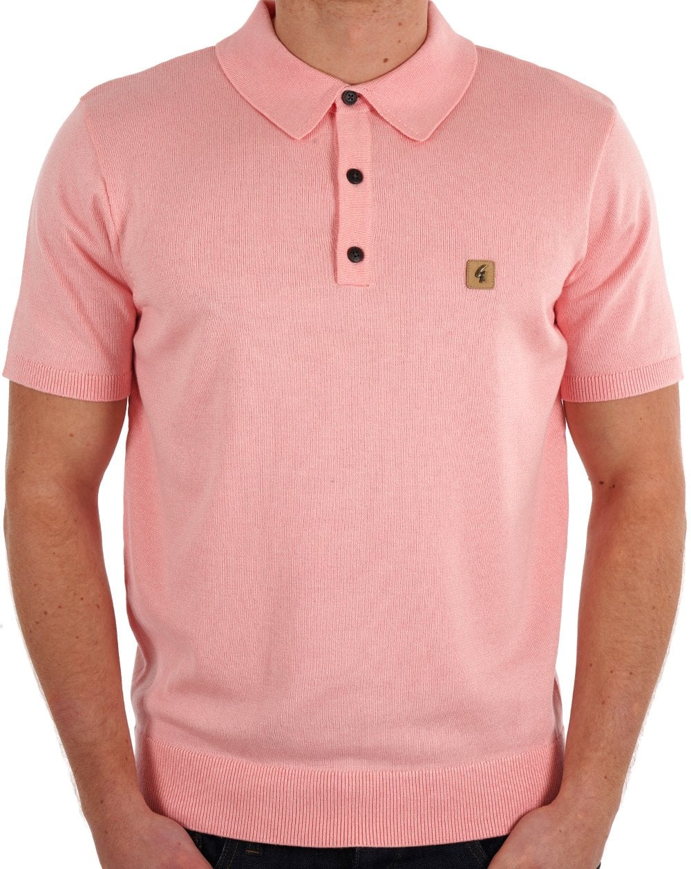 Gabicci Vintage Jackson Polo Pink - Image 2