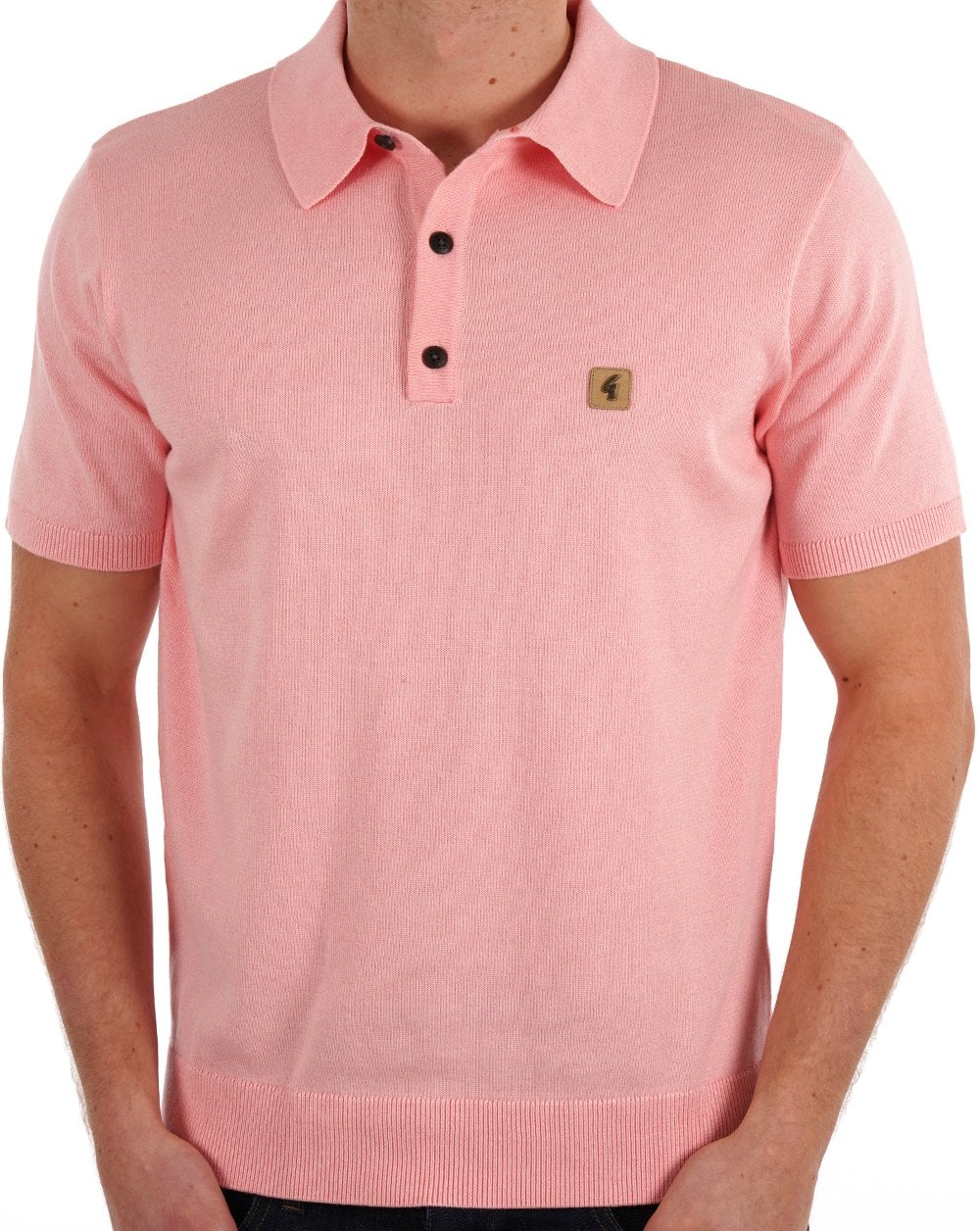 Gabicci Vintage Jackson Polo Pink - Image 3