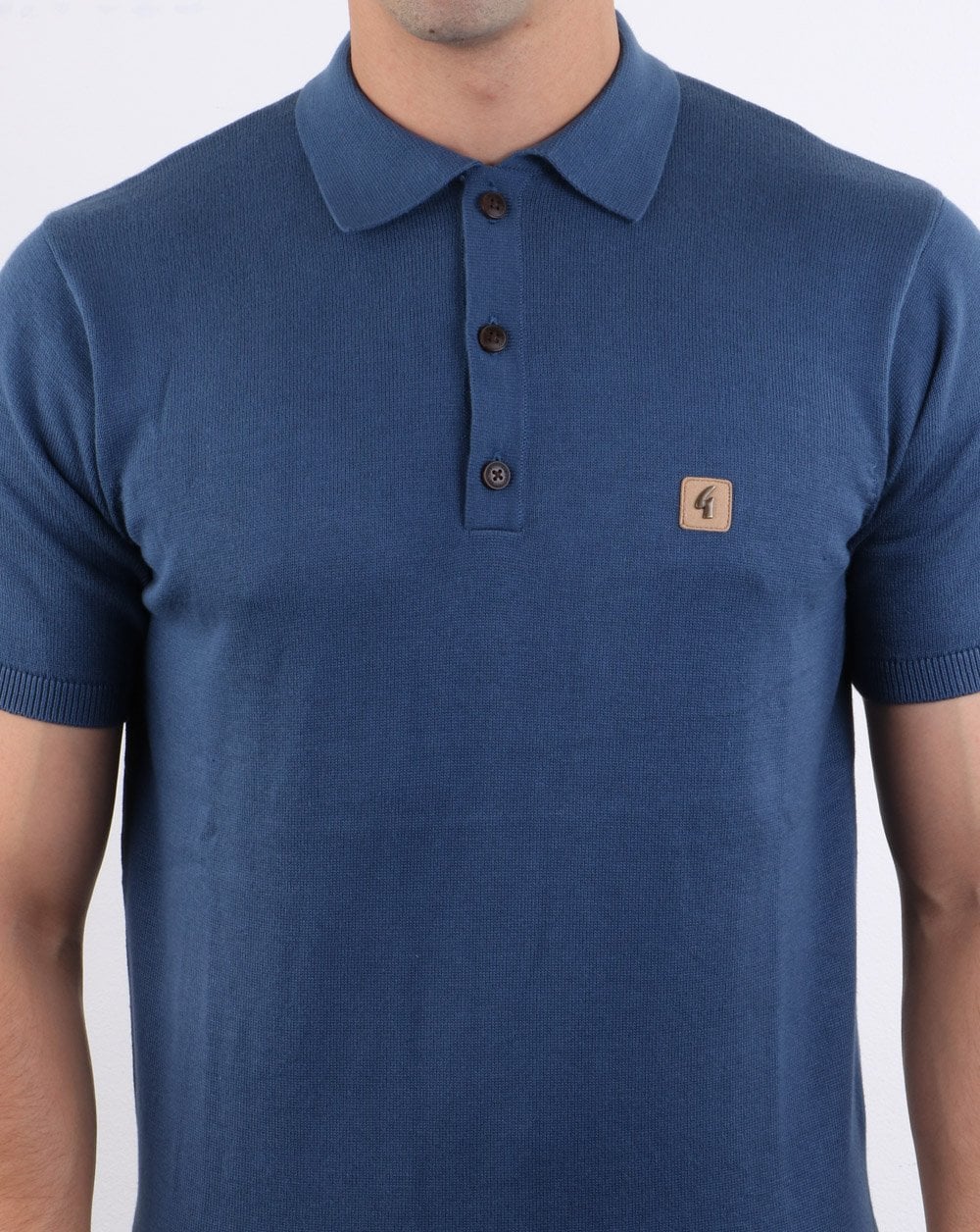 Gabicci Vintage Jackson Polo Storm Blue - Image 4