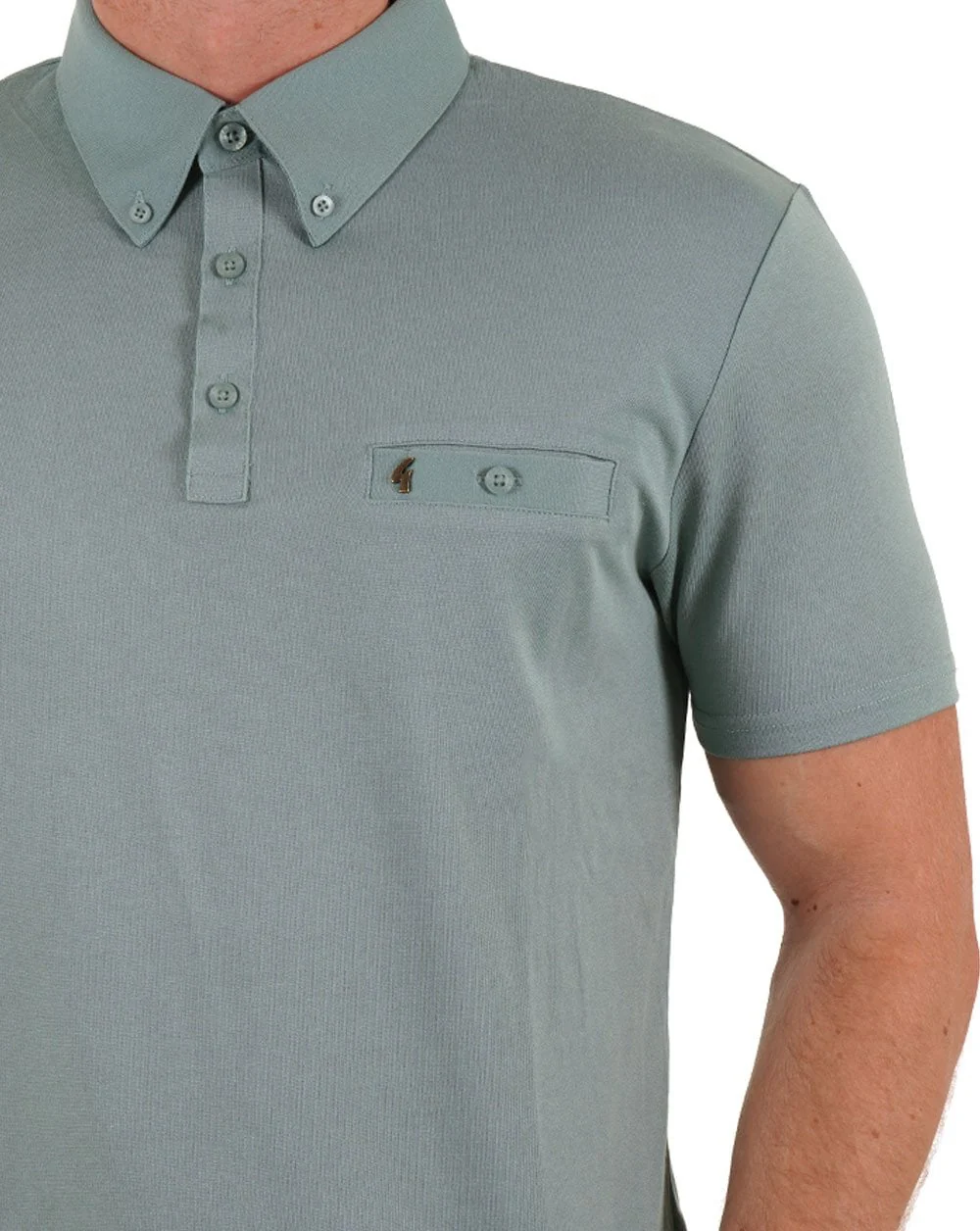 Gabicci Vintage Ladro Polo Shirt Meadow - Image 2