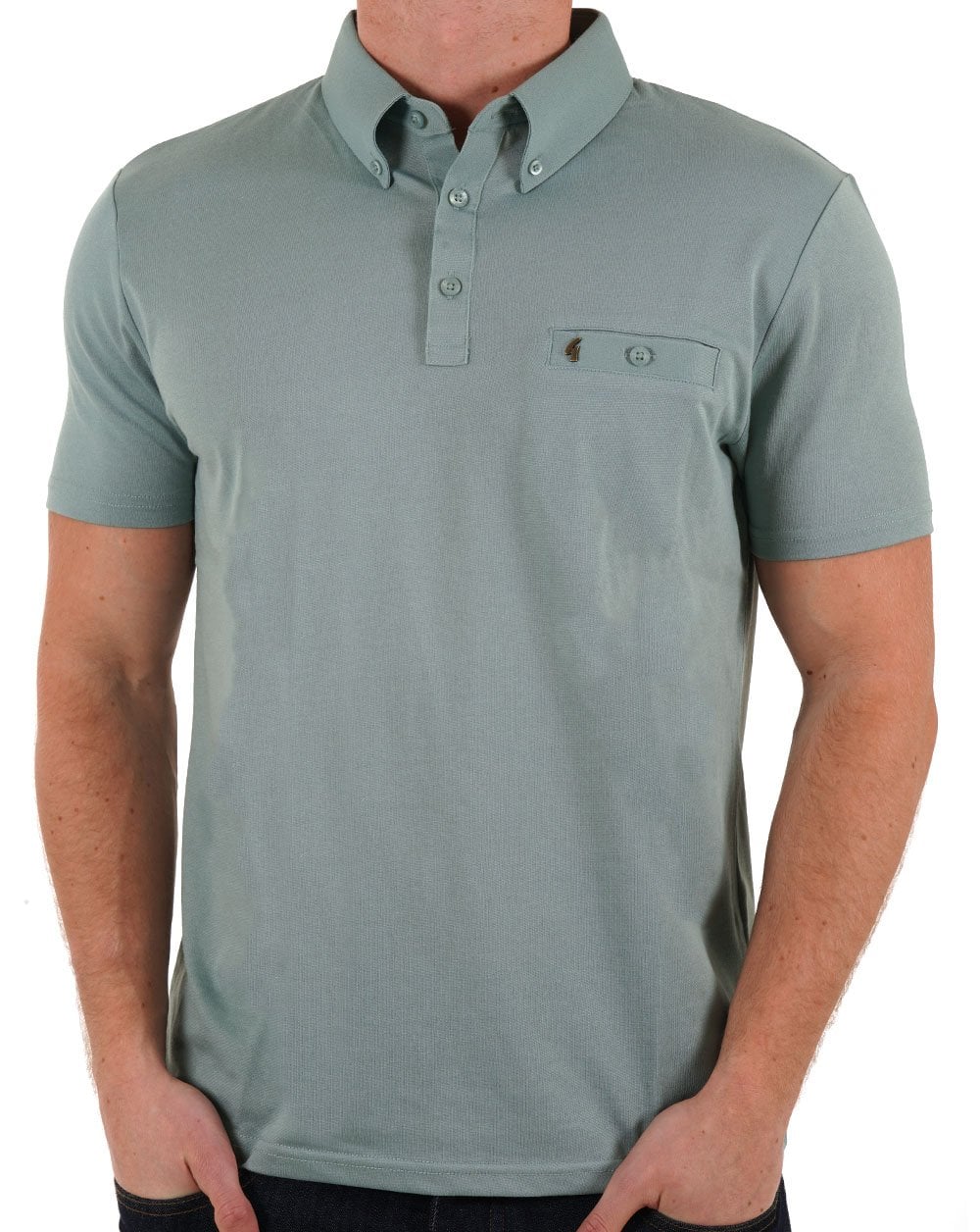 Gabicci Vintage Ladro Polo Shirt Meadow - Image 3