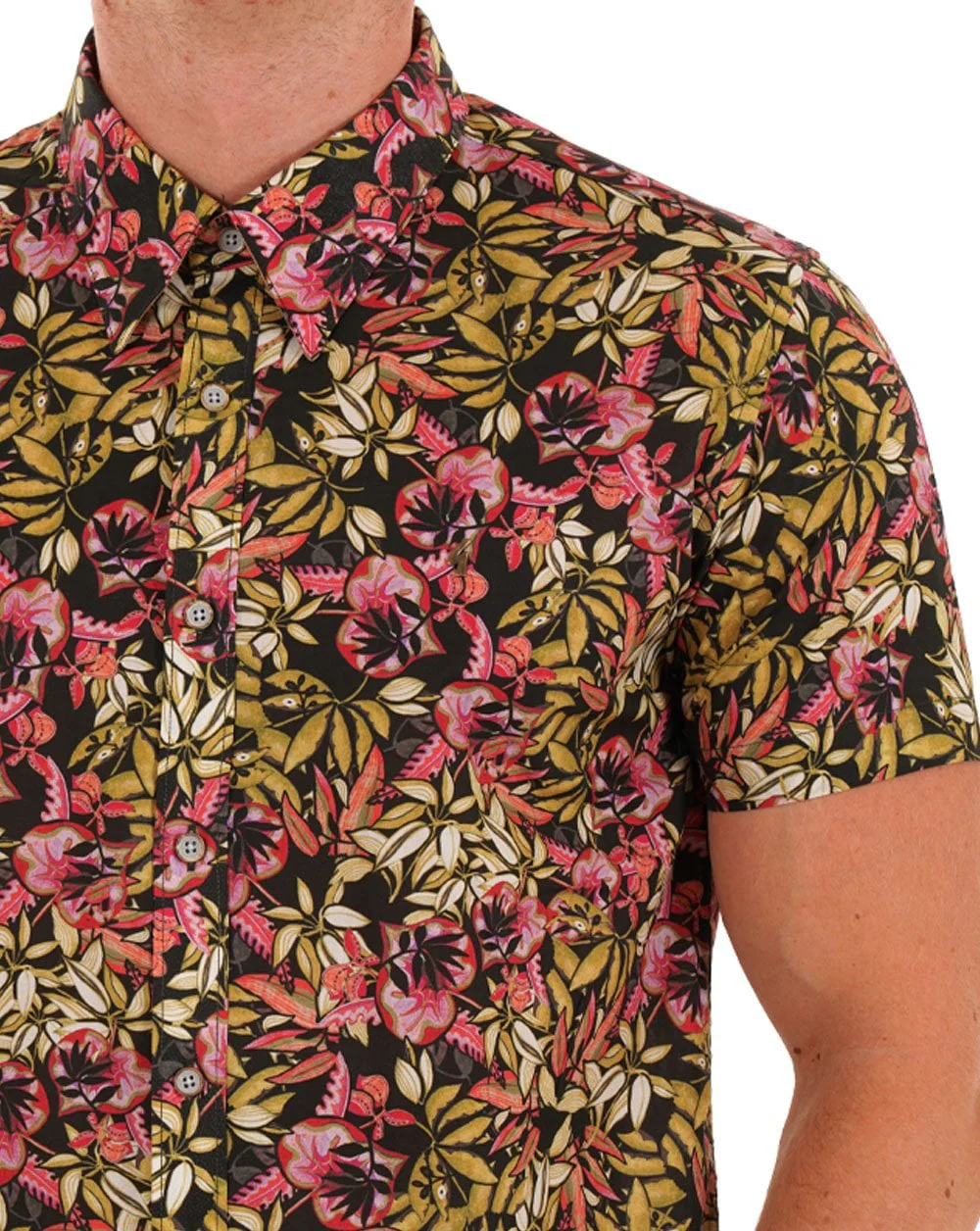 Gabicci Vintage Summer Shirt Floral - Image 2