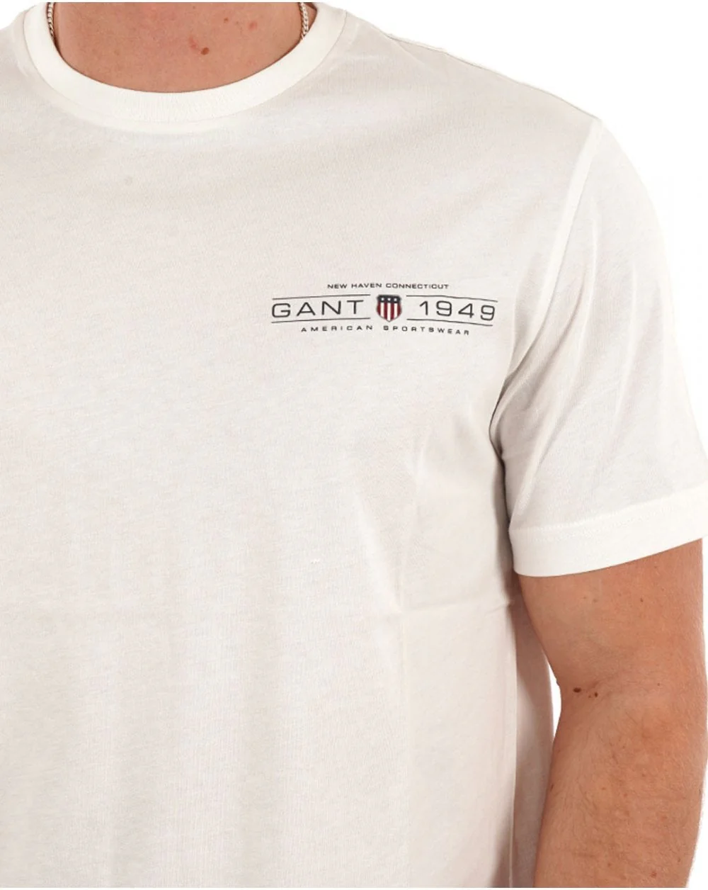 Gant Printed Graphic T-shirt Eggshell White - Image 2