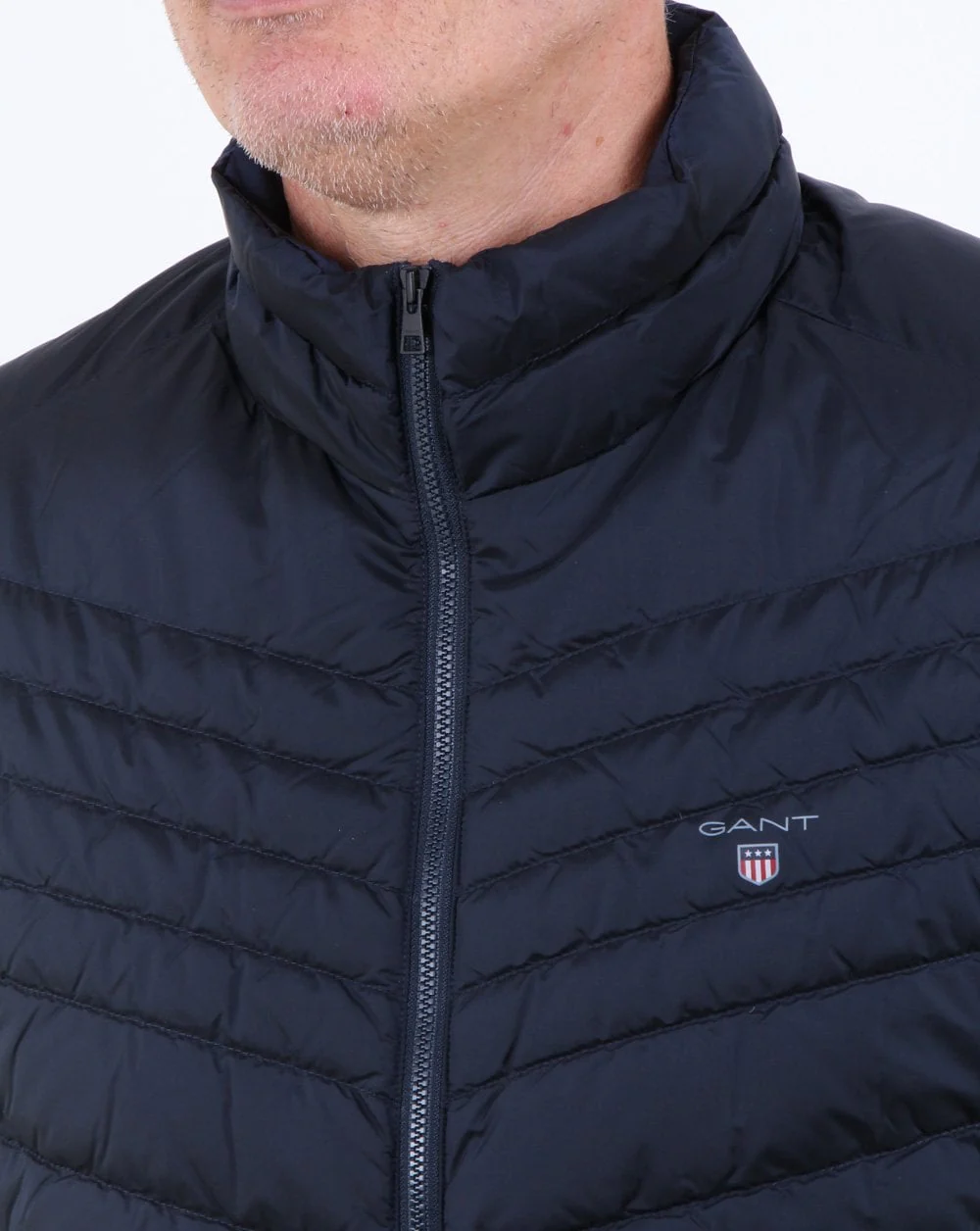 Gant The Airlight Down Jacket Navy - Image 4
