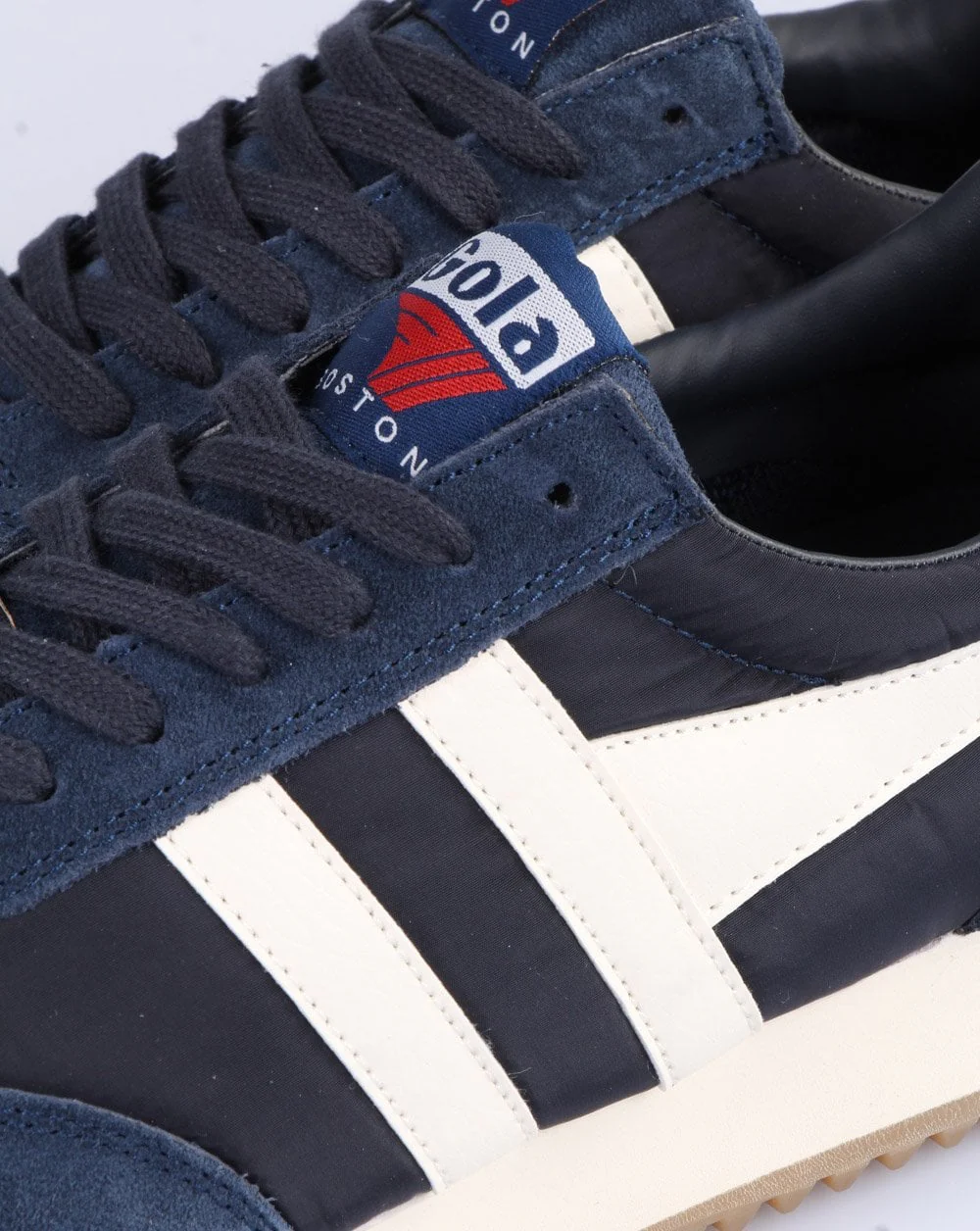 Gola Boston 78 Trainer Navy/Off White - Image 4