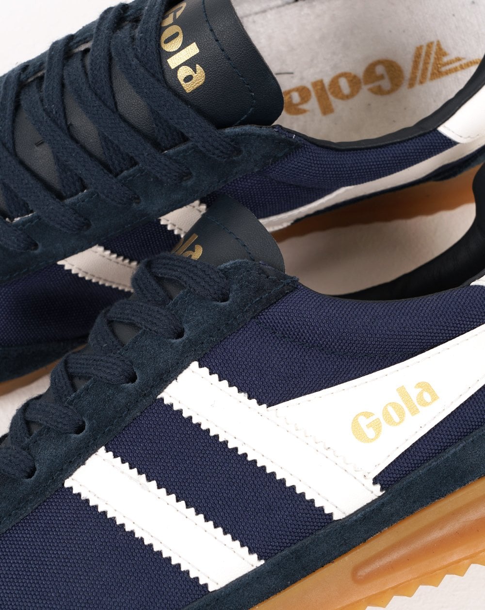 Gola Tornado Trainers Navy / Off White - Image 3