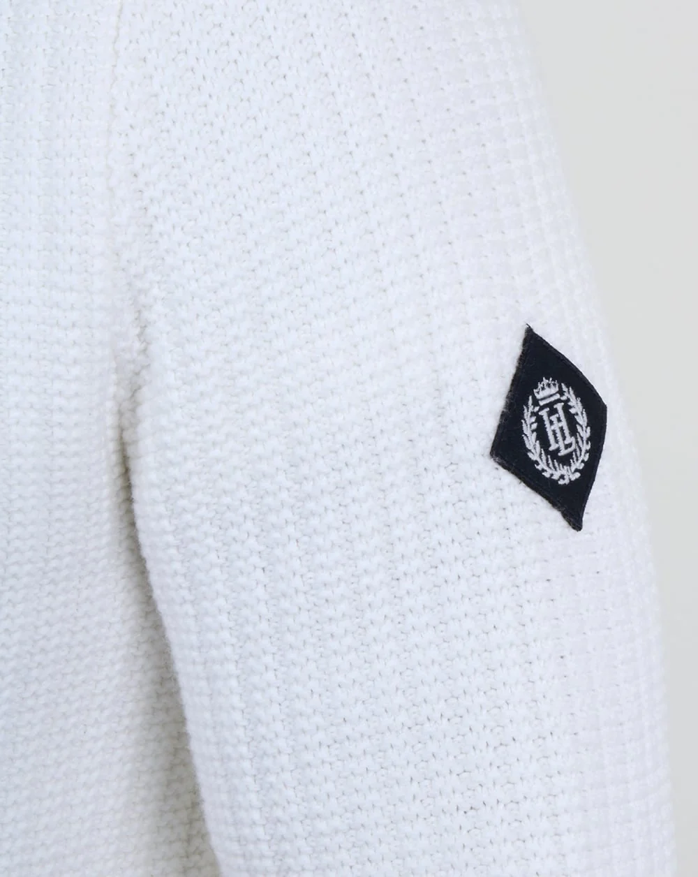 Henri Lloyd Felsted Crew Neck Knit White - Image 3