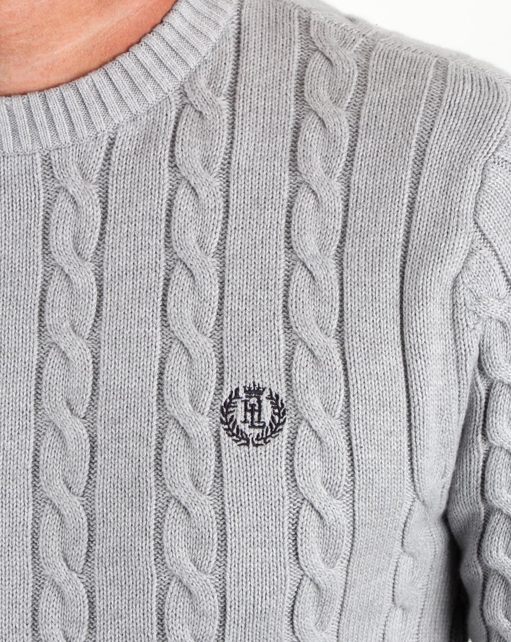 Henri Lloyd Kramer Crew Neck Knit Graphite Marl - Image 2