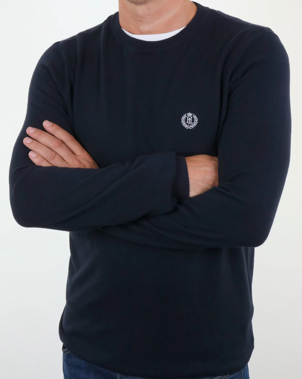 Henri Lloyd Morgan Crew Neck Knit Navy - Image 3