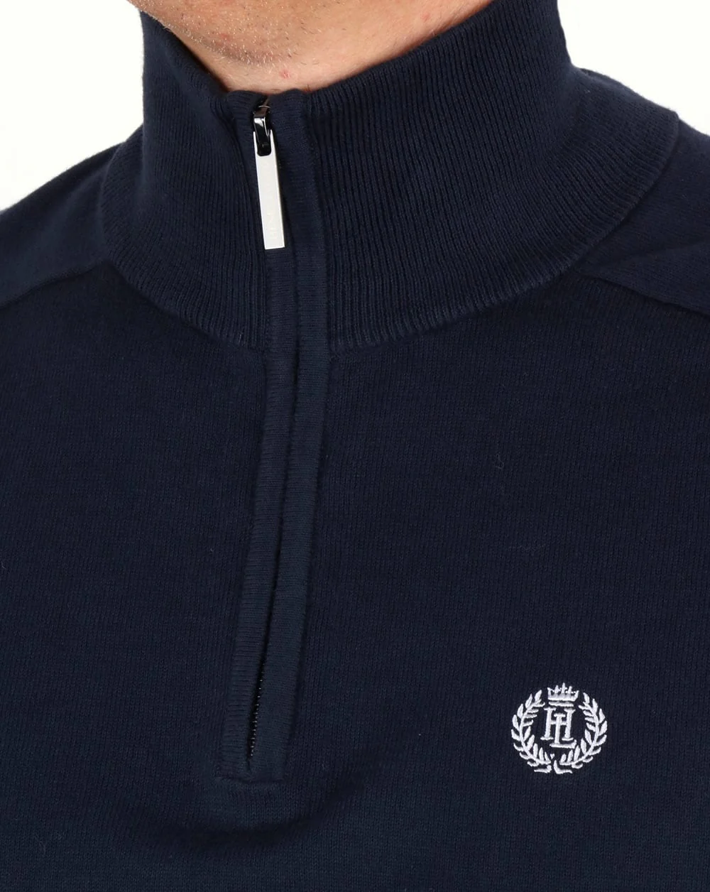 Henri Lloyd Morgan Half Zip Knit Navy - Image 3