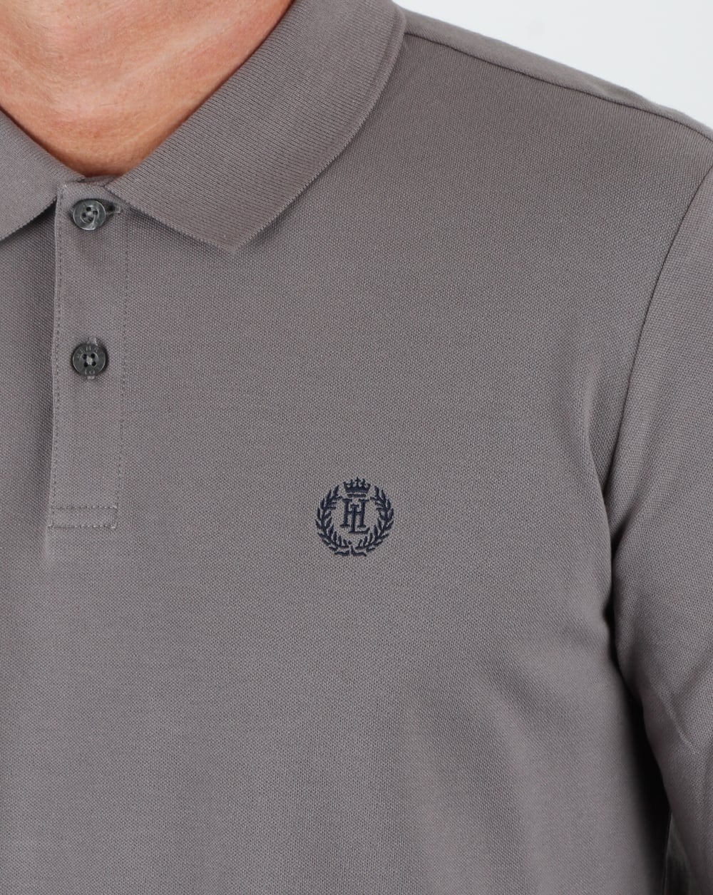 Henri Lloyd Musburry Ls Polo Shirt Flint Grey - Image 2