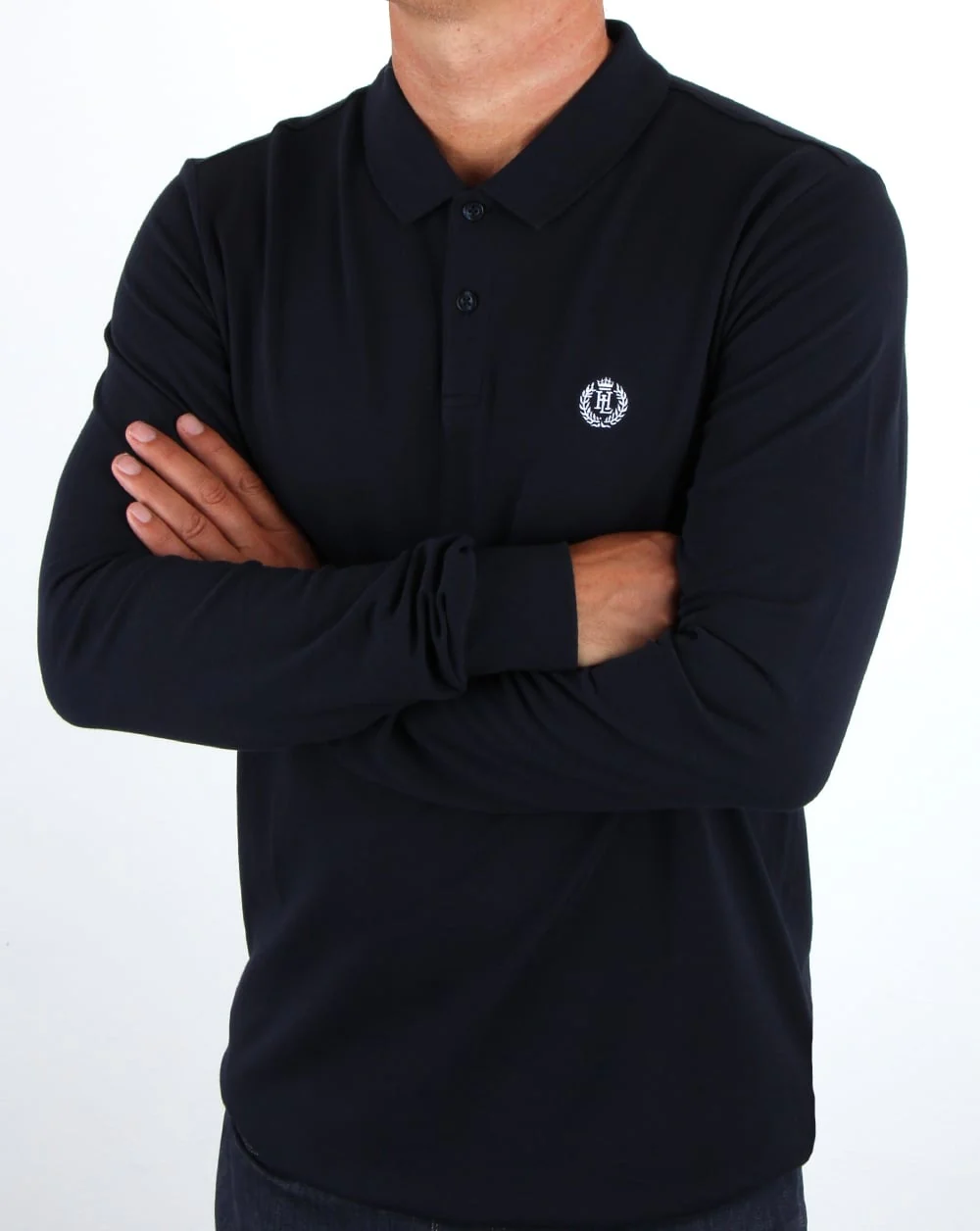 Henri Lloyd Musburry Ls Polo Shirt Navy - Image 3
