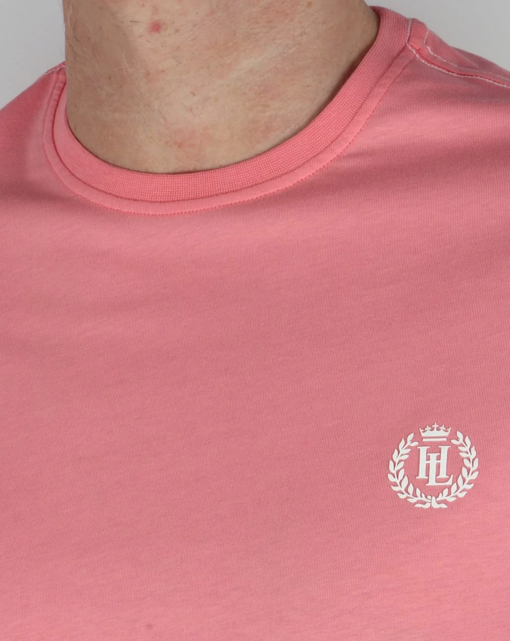 Henri Lloyd Radar T Shirt Salmon Pink - Image 2