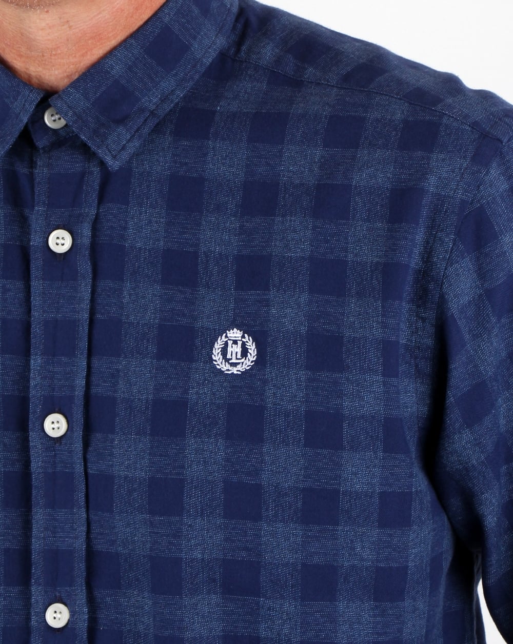 Henri Lloyd Ramore Check Shirt Eclipse Blues - Image 2