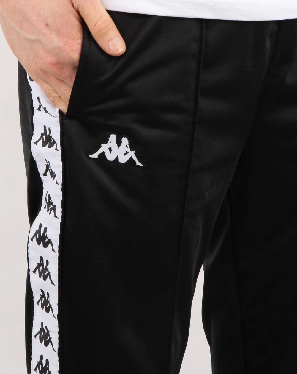 Kappa Astoria Track Pants Black/white - Image 2
