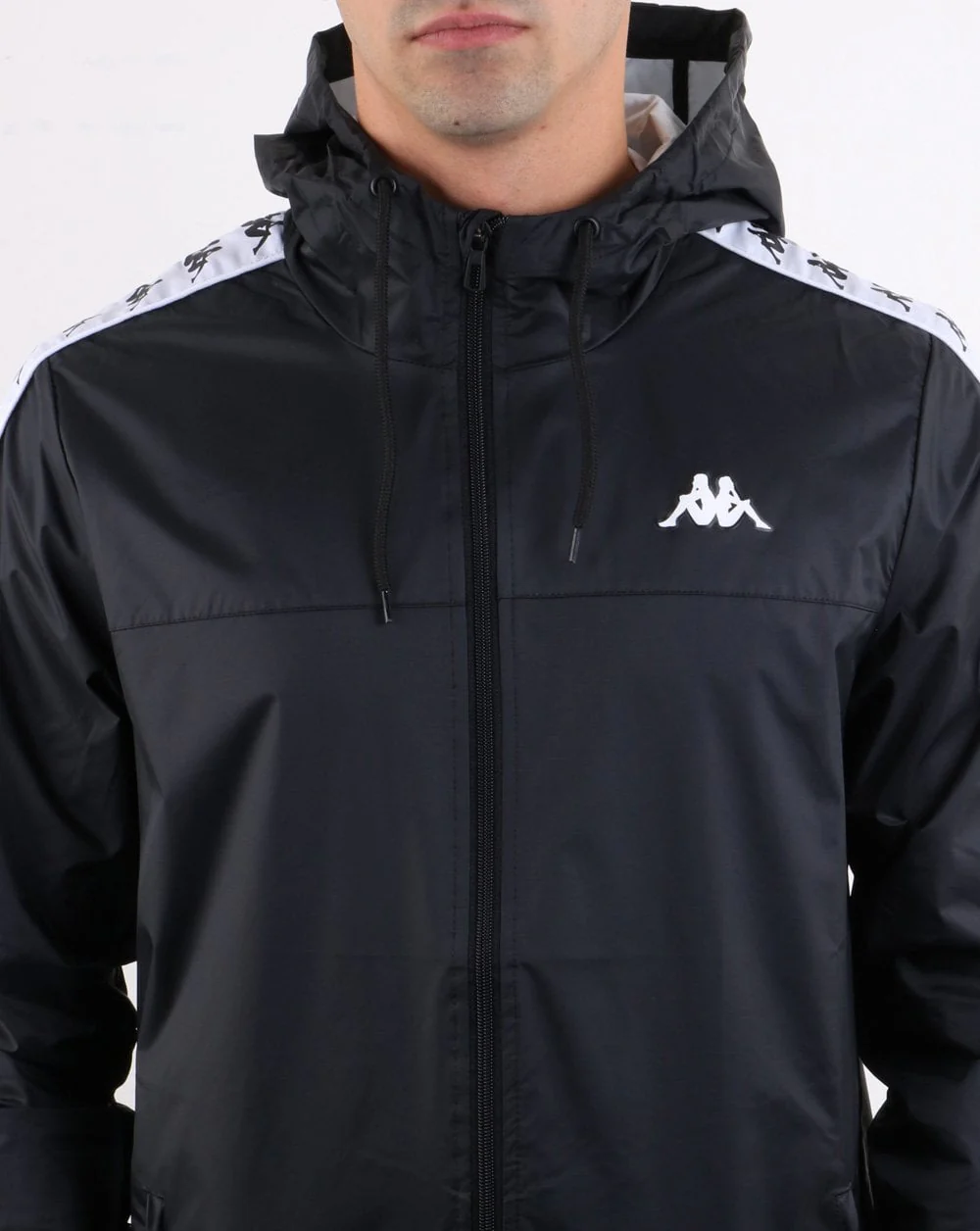 Kappa Banda Dawson Jacket Black/White - Image 4