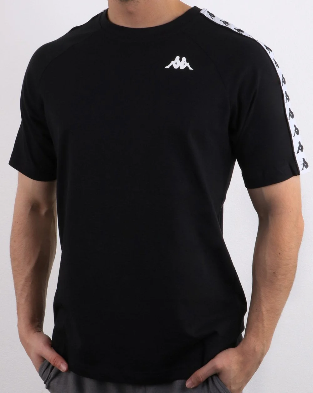 Kappa Coen Banda T-shirt Black/white - Image 2
