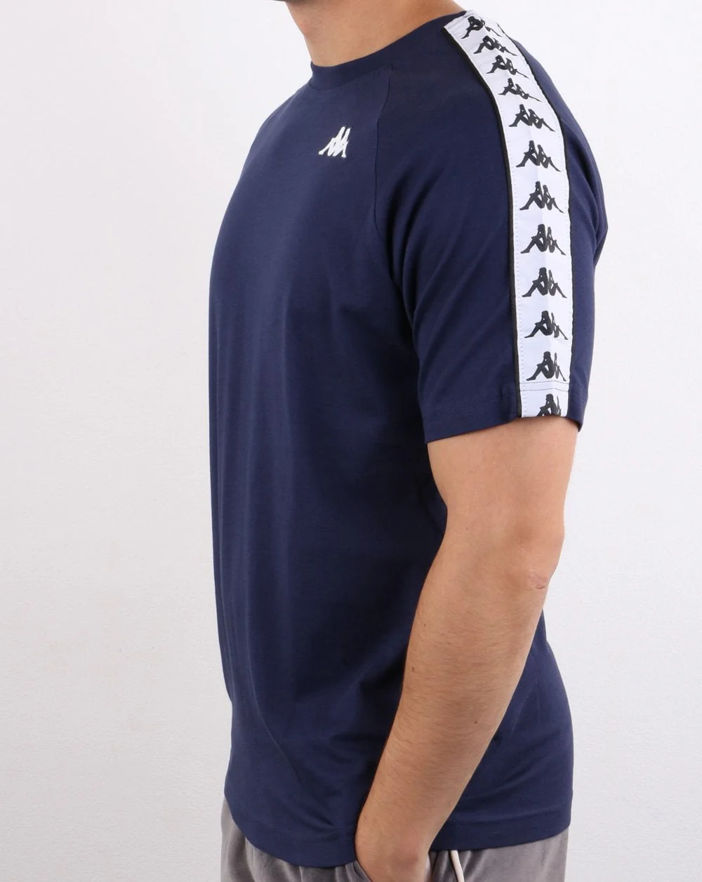 Kappa Coen Banda T-shirt Navy/White - Image 2