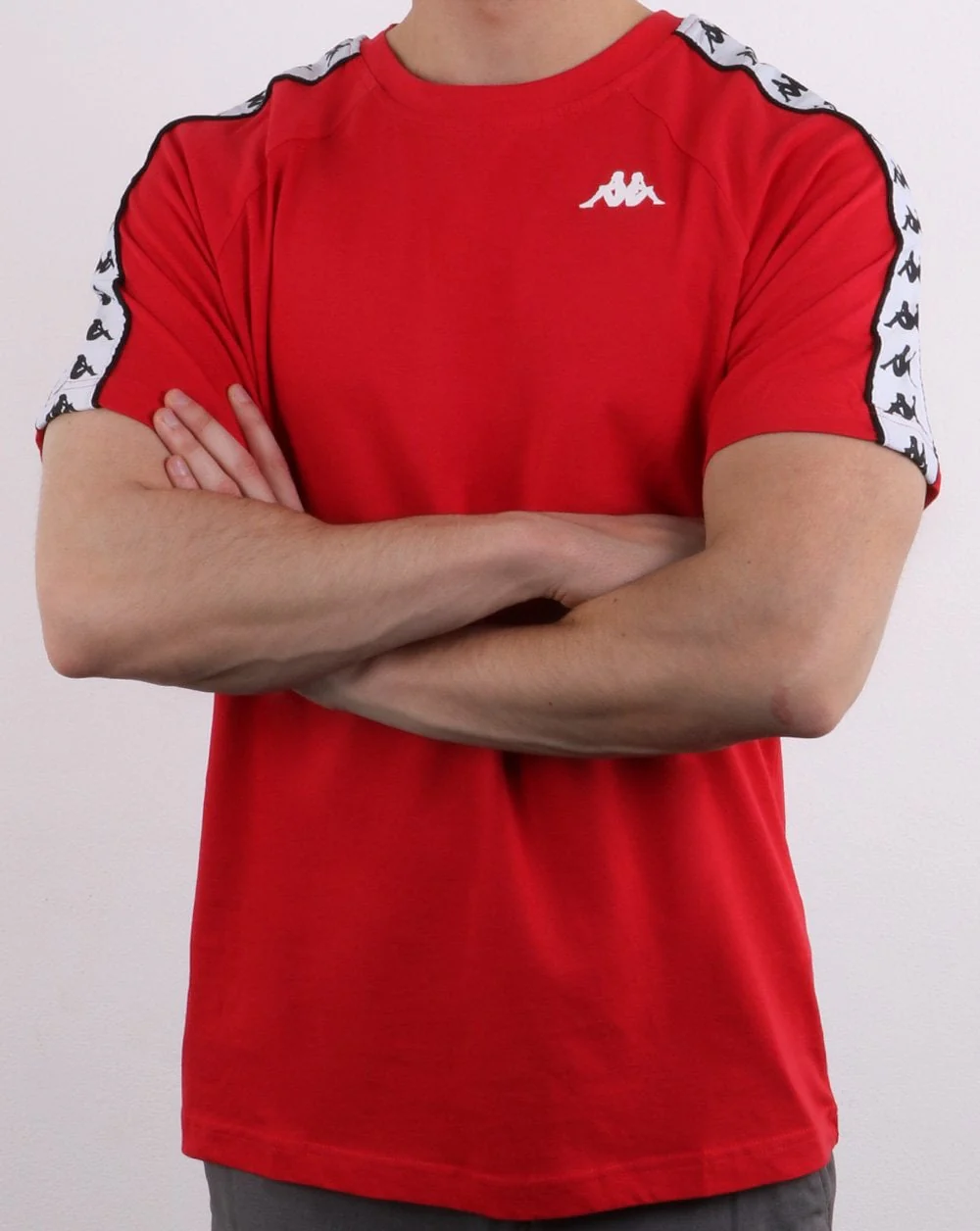 Kappa Coen Banda T-shirt Red/white - Image 3