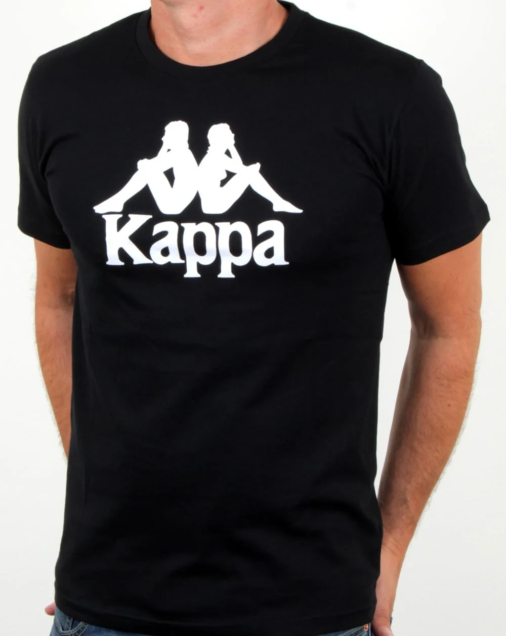 Kappa Estessi T Shirt Black - Image 3