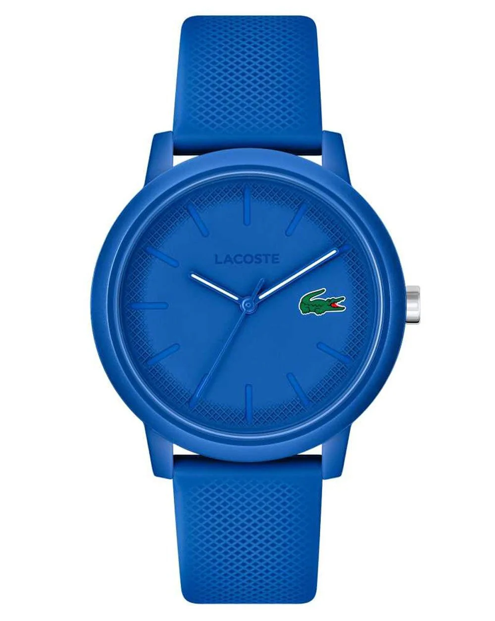 Lacoste 12.12 3 Hand Silicone Watch Royal Blue