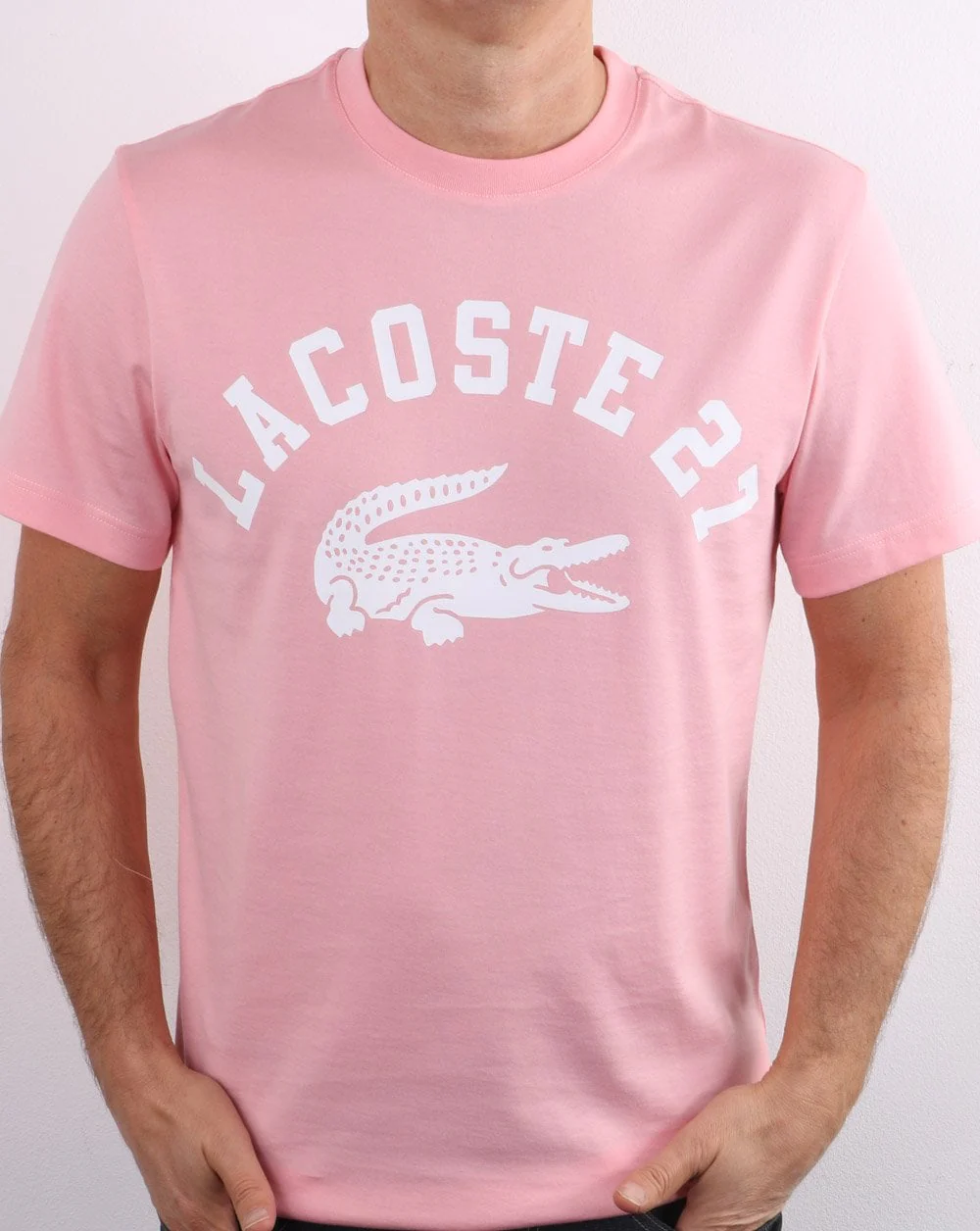 Lacoste 27 Logo T-shirt Pink - Image 3