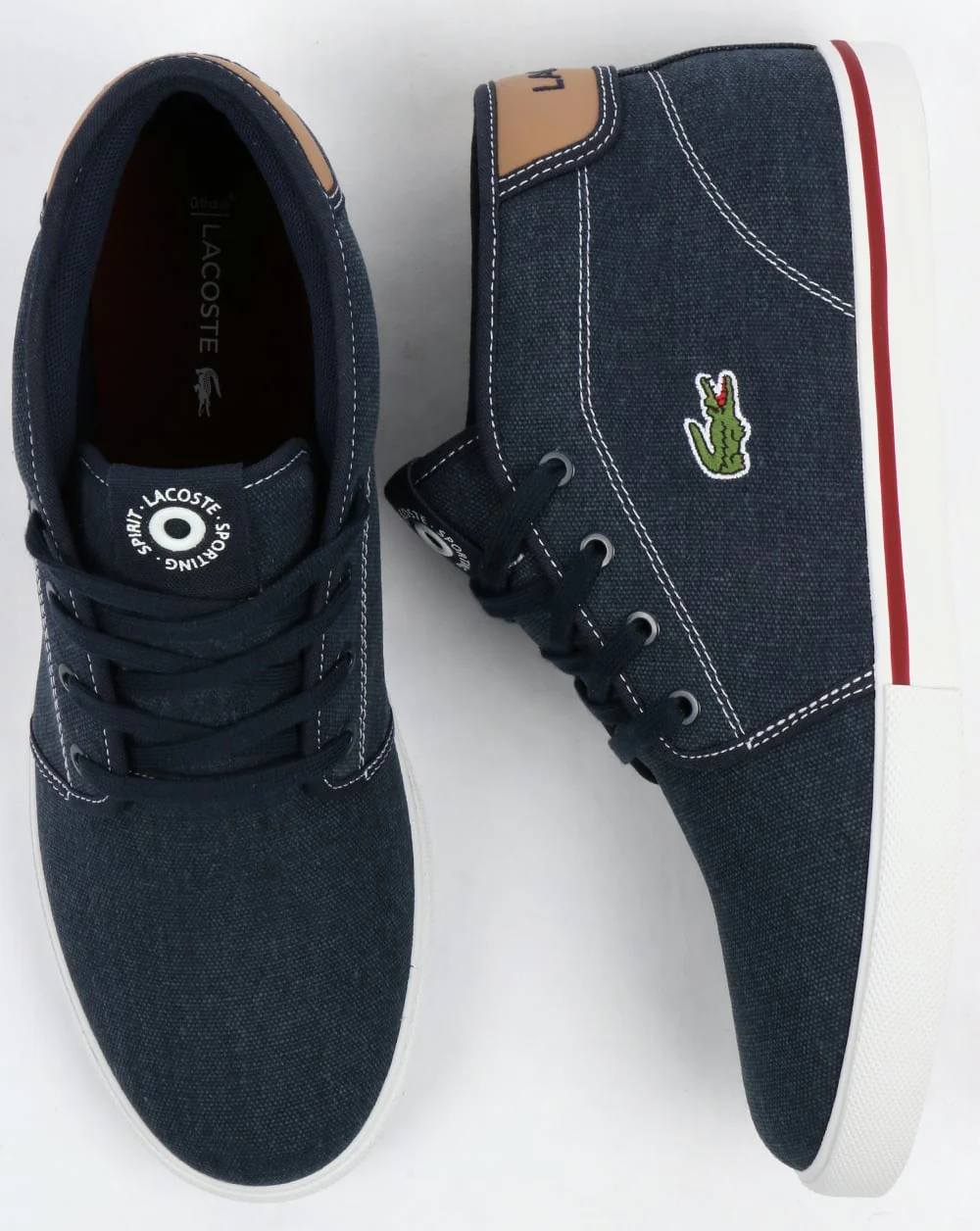 Lacoste Ampthill Chukka Navy/Tan - Image 2