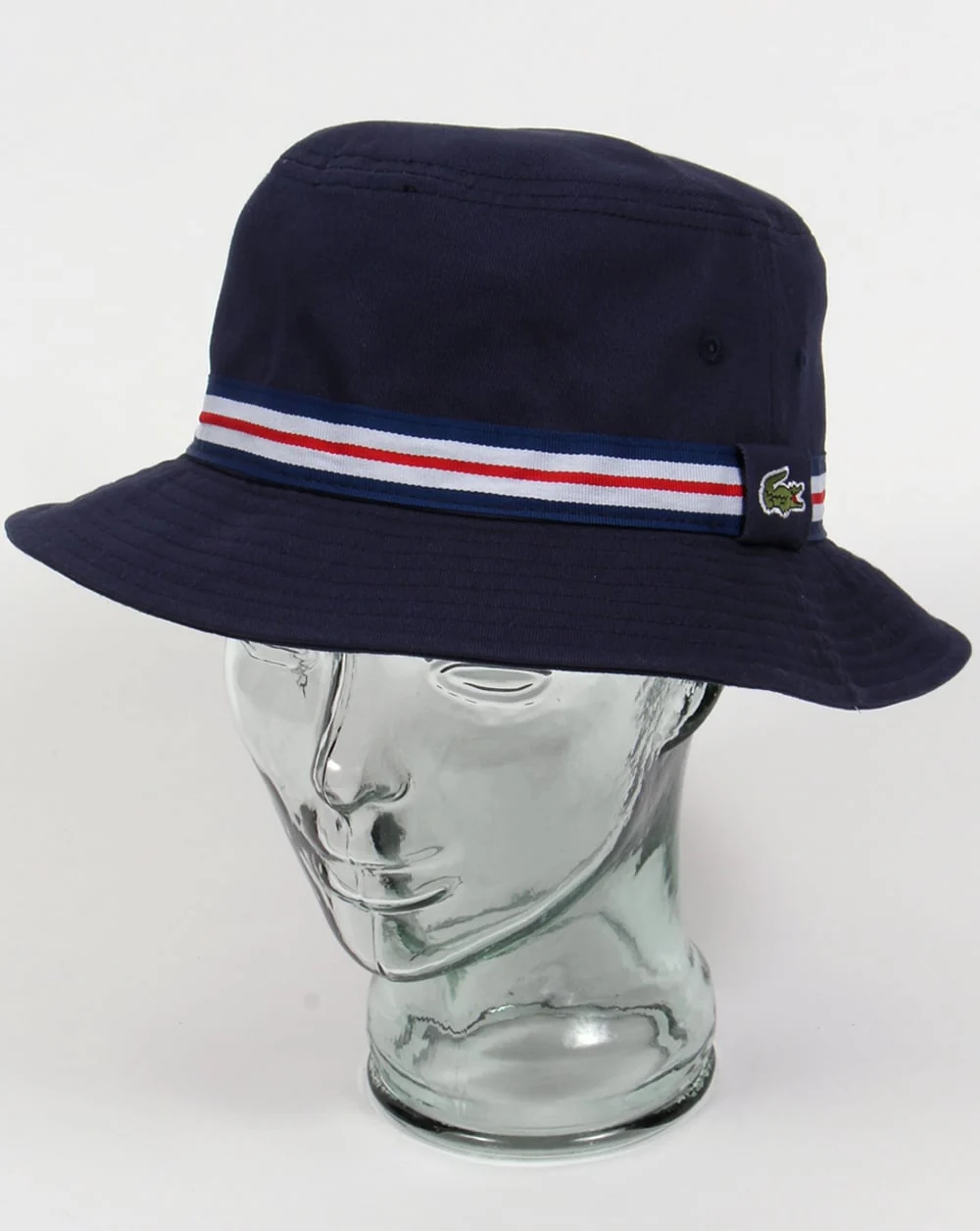 Lacoste Bucket Sun Hat Navy with trim