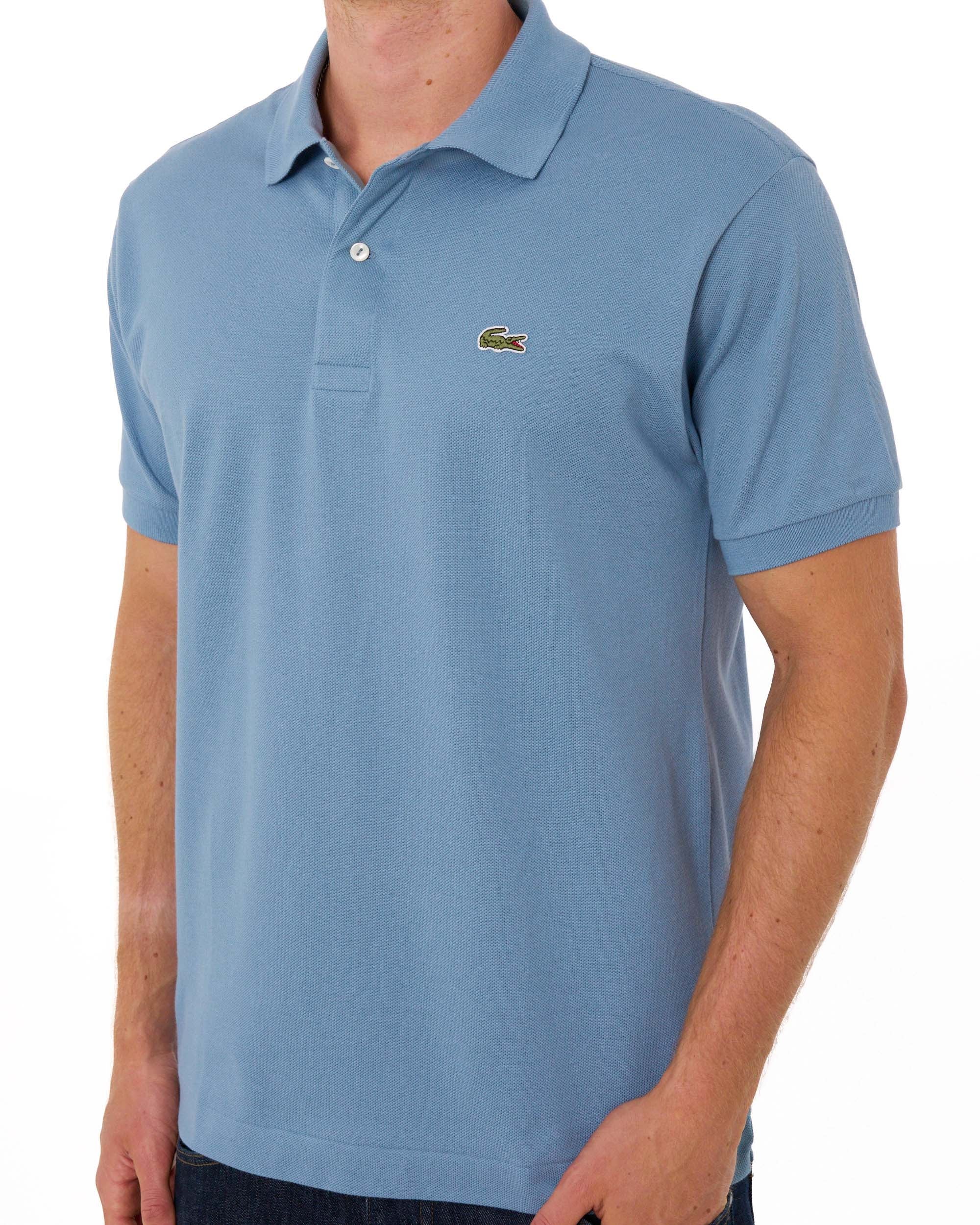 Lacoste Classic Polo Shirt Grayish Blue - Image 3