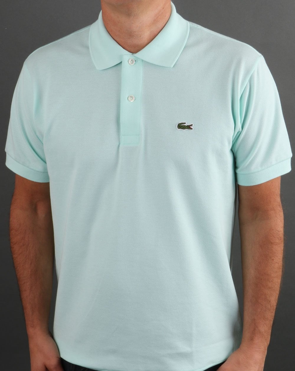 Lacoste Classic Polo Shirt Fresh Aqua - Image 2