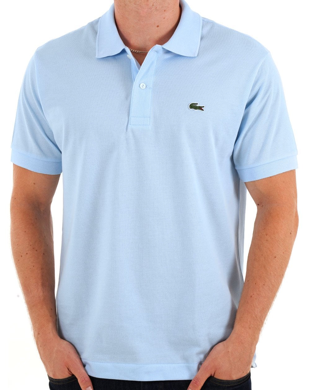 Lacoste Classic Polo Shirt Light Blue - Image 5