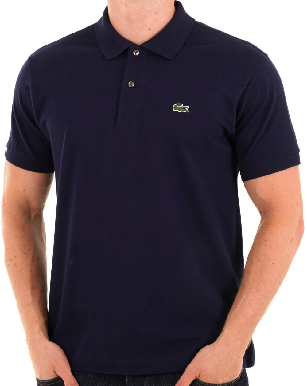 Lacoste Classic Polo Shirt Navy - Image 3
