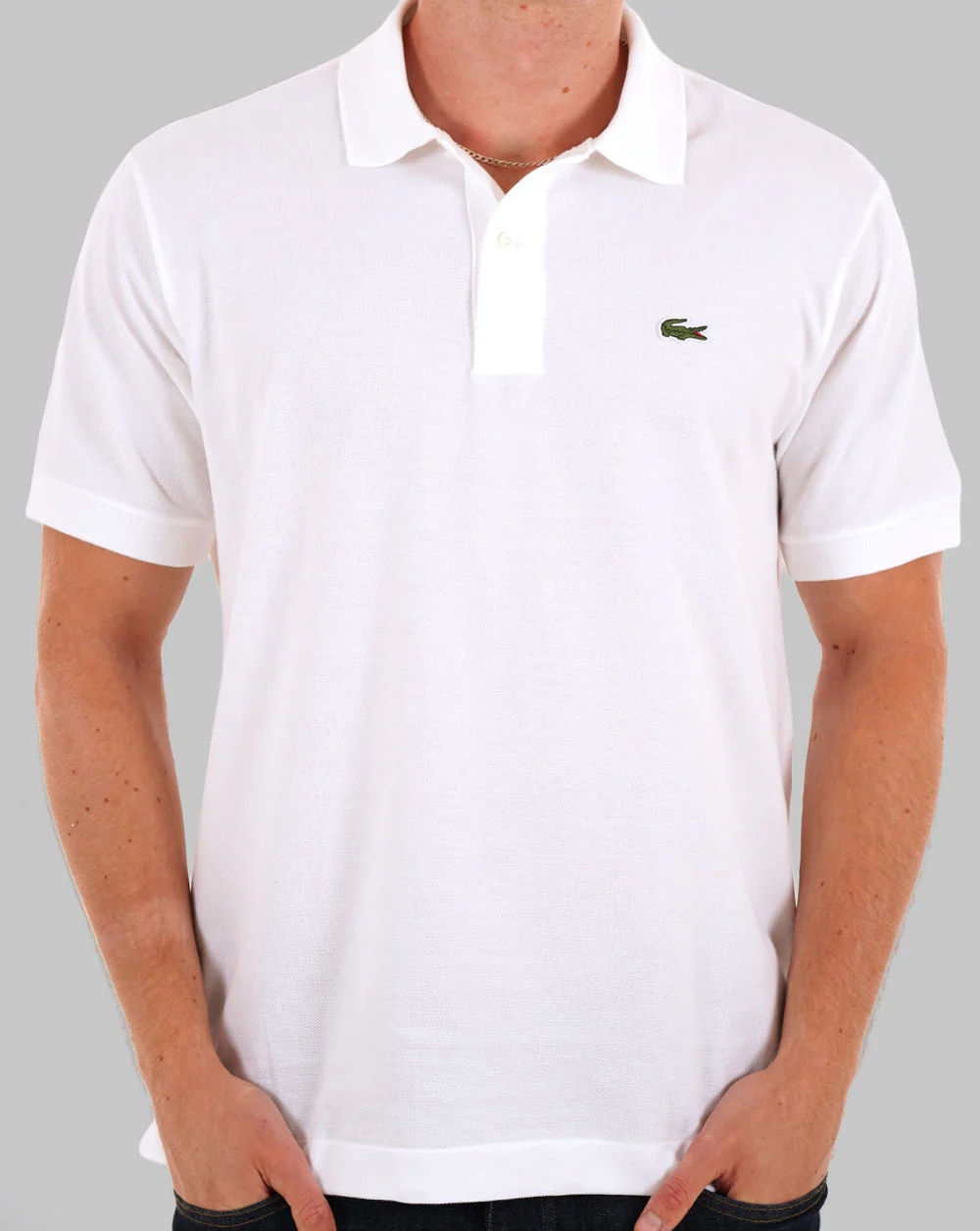 Lacoste Classic Polo Shirt White - Image 3