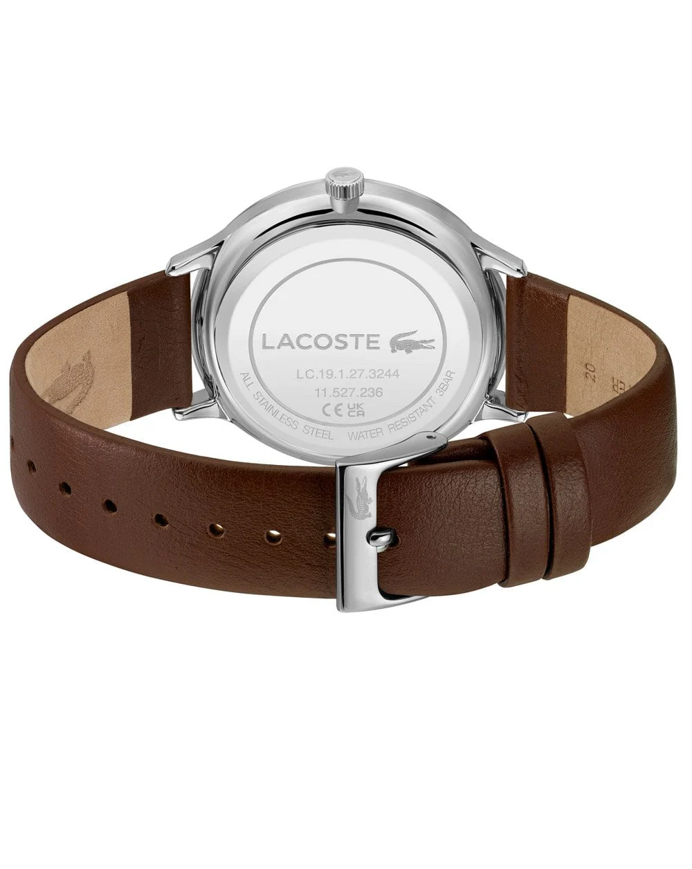 Lacoste Club Watch Brown/White - Image 3