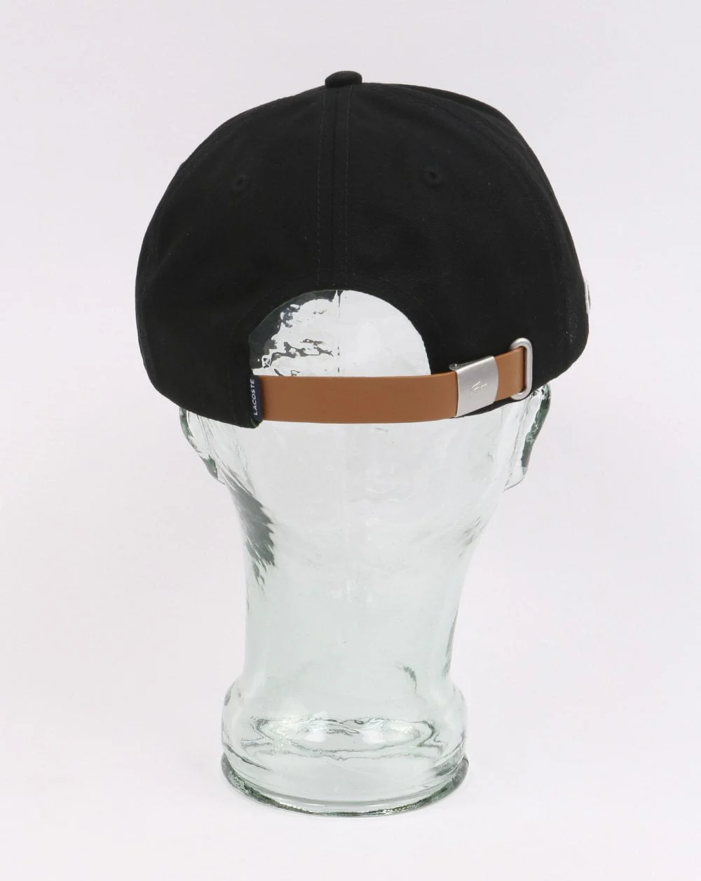 Lacoste Contrast Strap Cotton Cap Black - Image 3