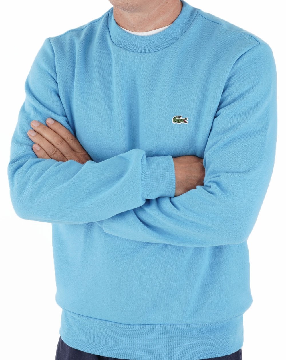Lacoste Cotton Sweatshirt Blue - Image 2