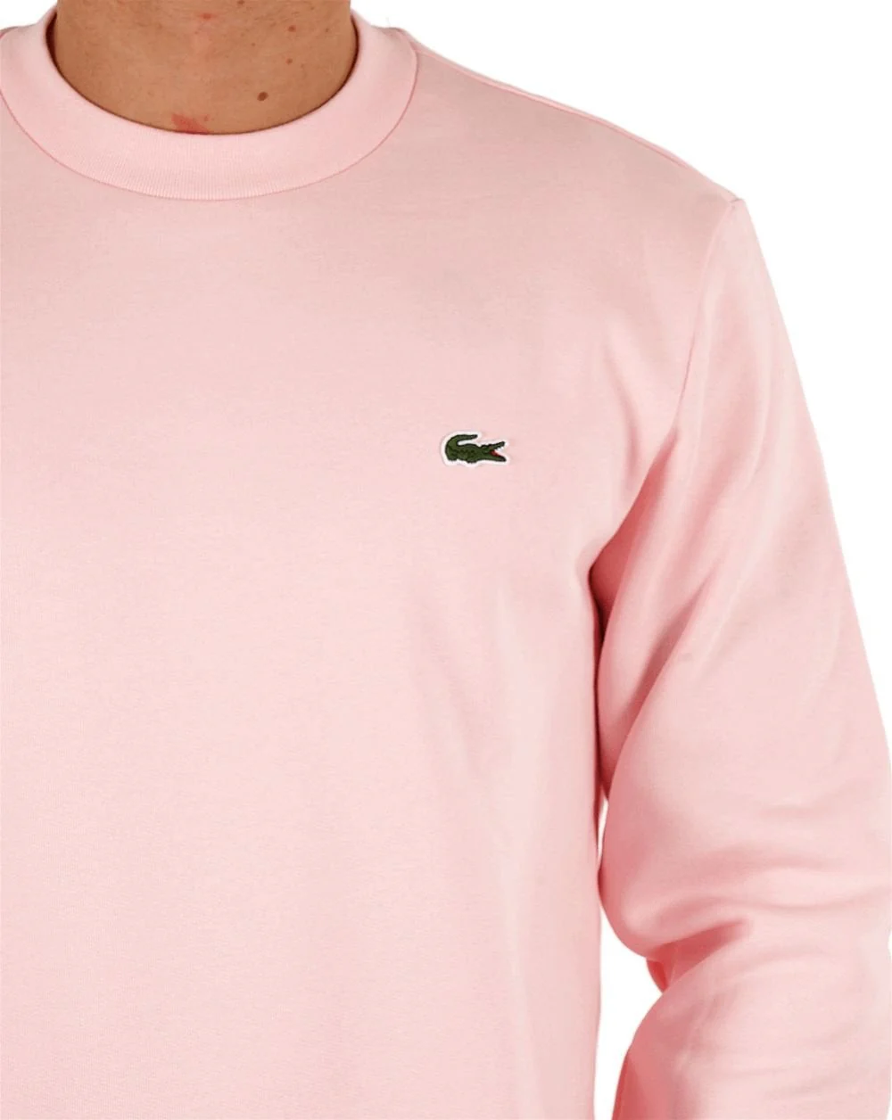 Lacoste Cotton Sweatshirt Pink - Image 2