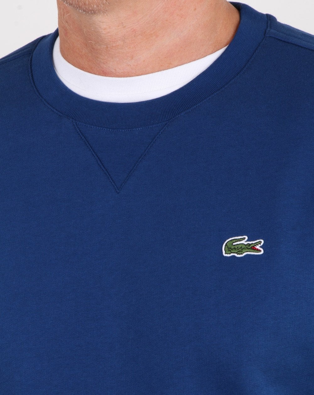 Lacoste Crew Neck Sweatshirt Inkwell Blue - Image 2