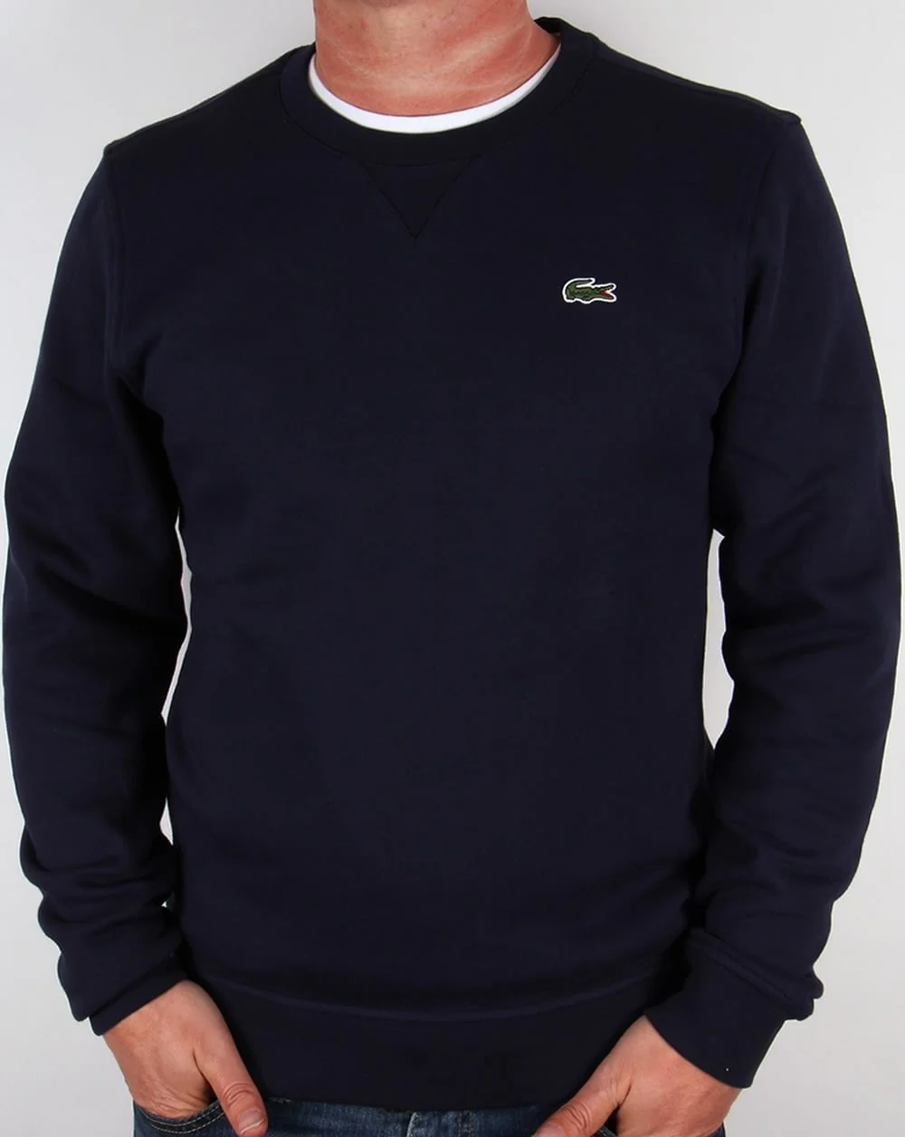 Lacoste Crew Neck Sweatshirt Navy