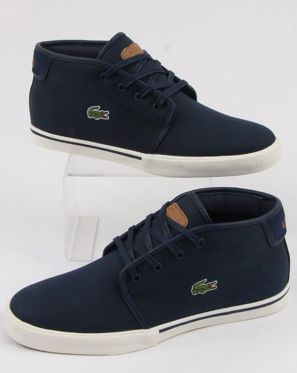 Lacoste Footwear Ampthill Trainer Navy/light Brown