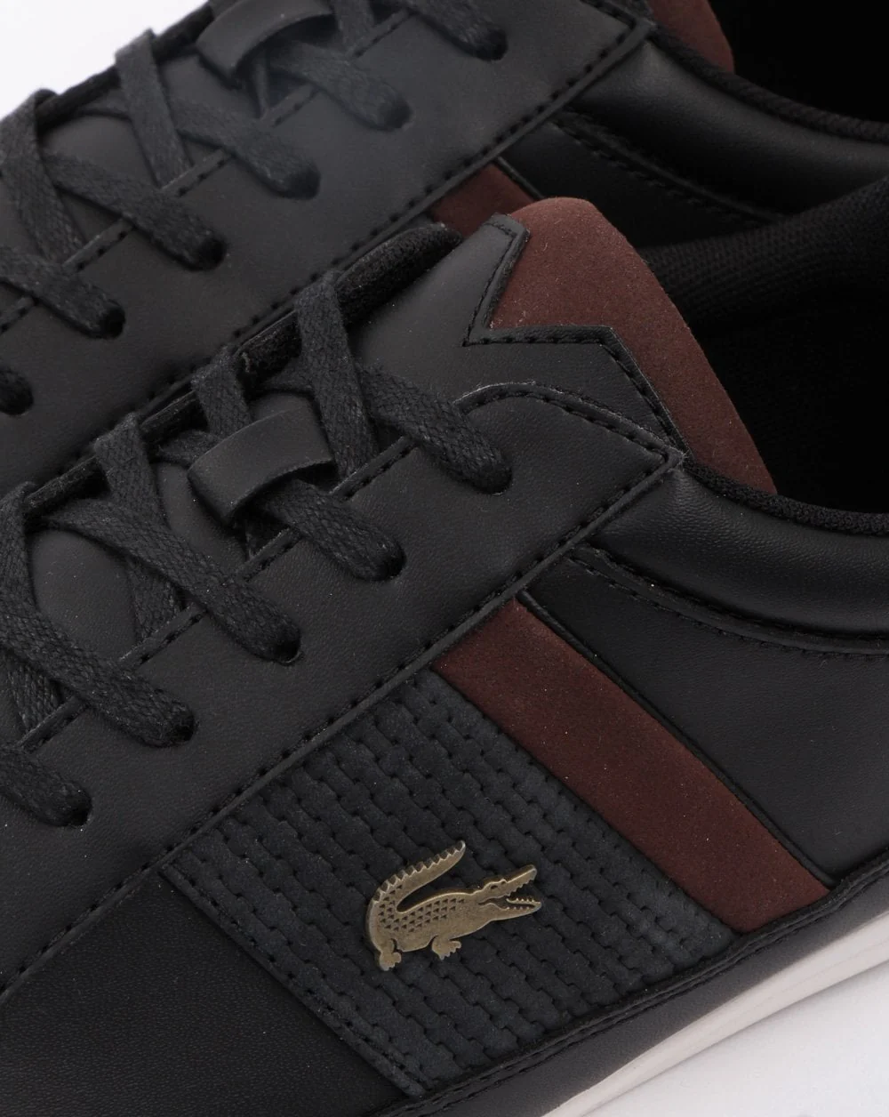 Lacoste Footwear Chaymon Trainer Black/Brown - Image 4