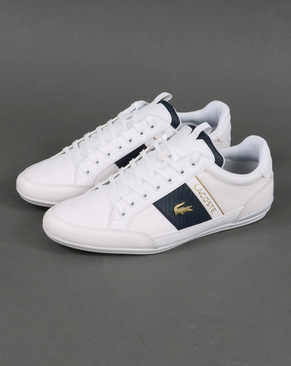 Lacoste Footwear Chaymon Trainer White/Navy - Image 2