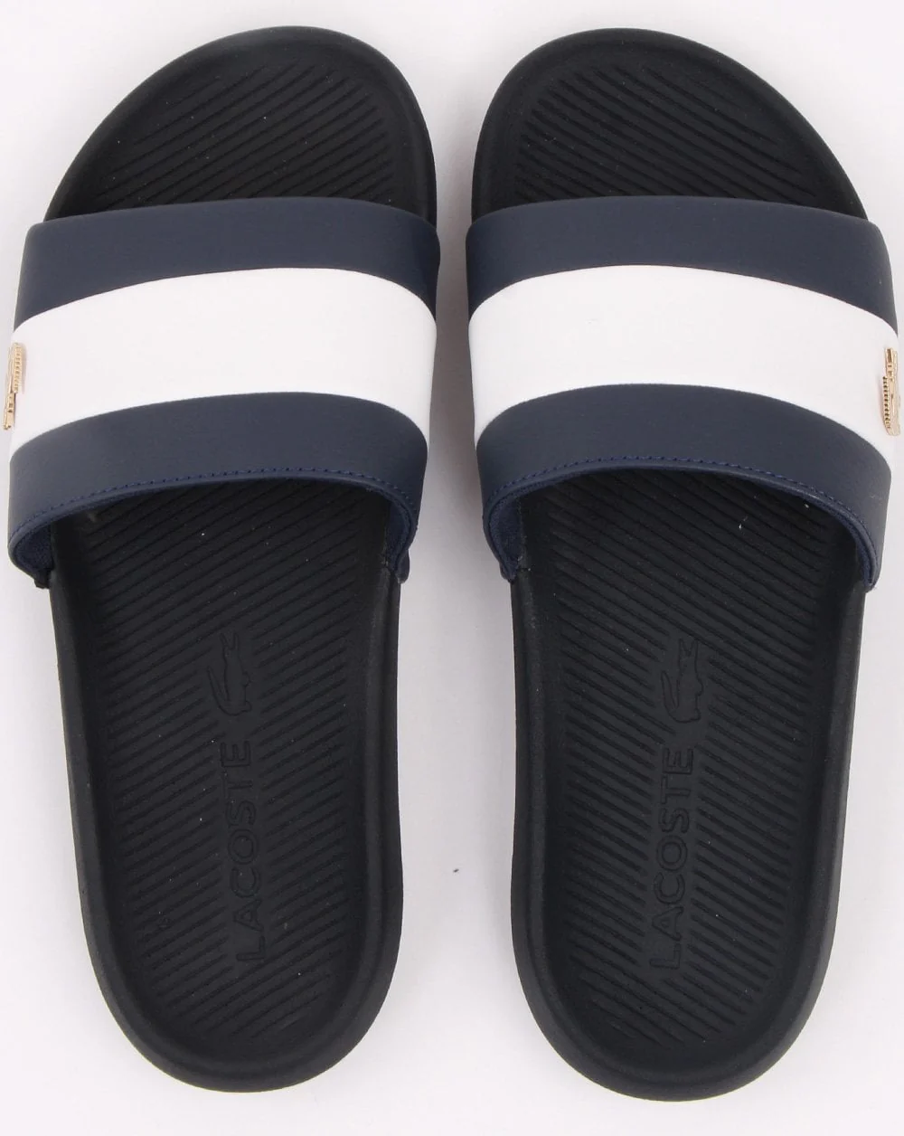 Lacoste Footwear Croco Slide Navy/white - Image 2