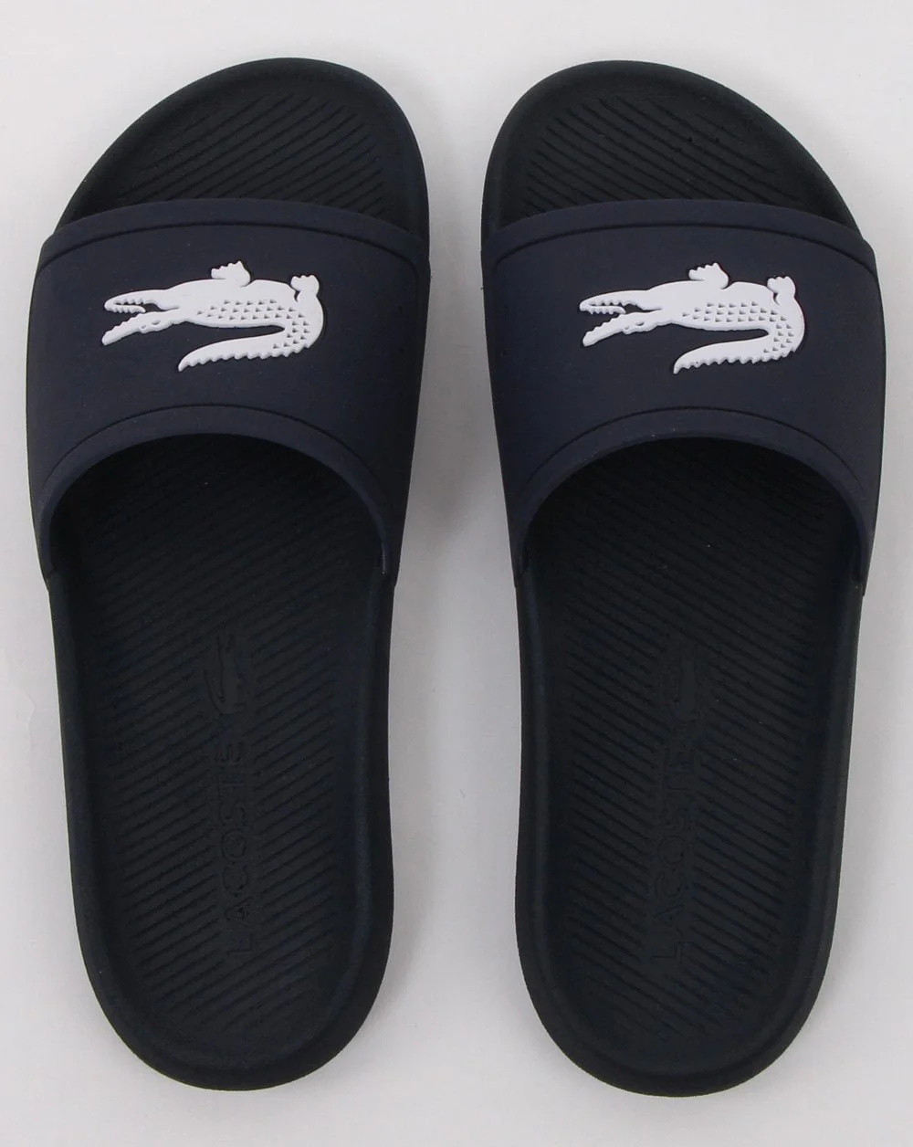 Lacoste Footwear Croco Slide Navy/white - Image 3