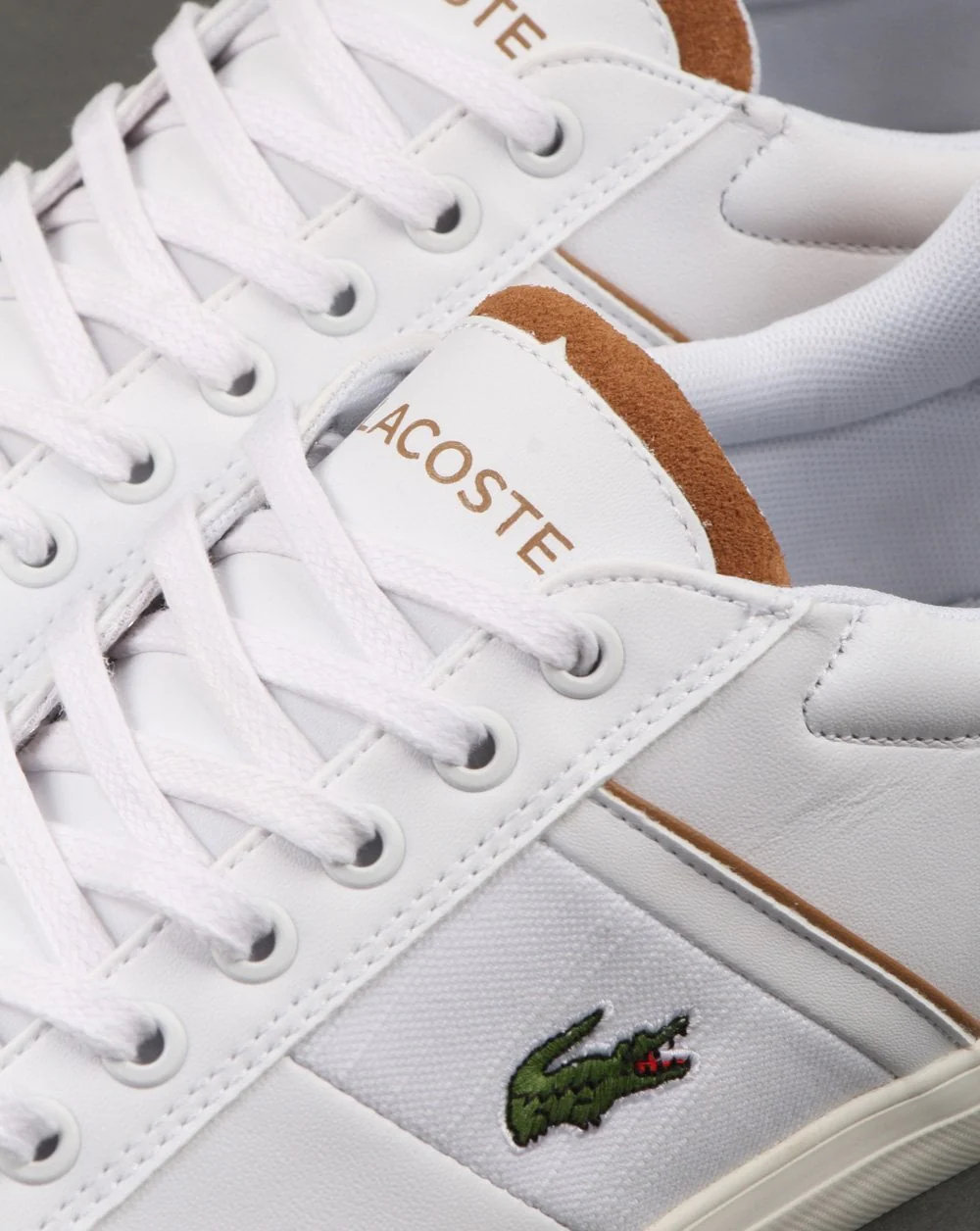 Lacoste Footwear Fairlead Trainer White/light Brown - Image 4