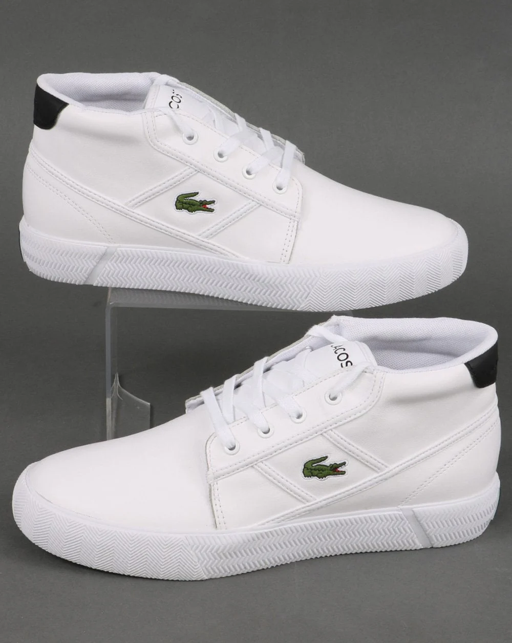 Lacoste Footwear Gripshot Chukka Trainer White/black