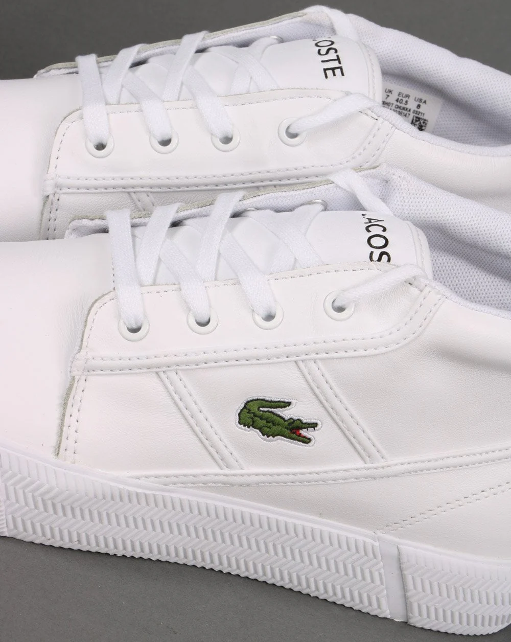 Lacoste Footwear Gripshot Chukka Trainer White/black - Image 3