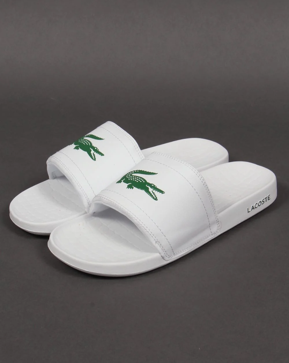 Lacoste Fraisier Pool Sliders White
