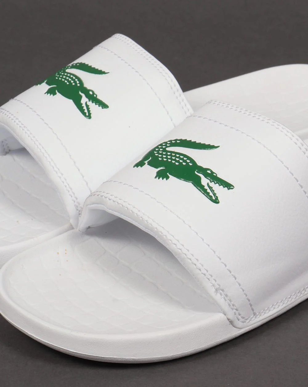 Lacoste Fraisier Pool Sliders White - Image 2